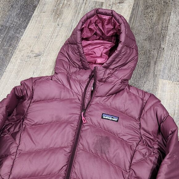 Patagonia Womens XS Hi-Loft Down Sweater Hoody Parka Goose Down Puffer Jacket - Picture 4 of 15